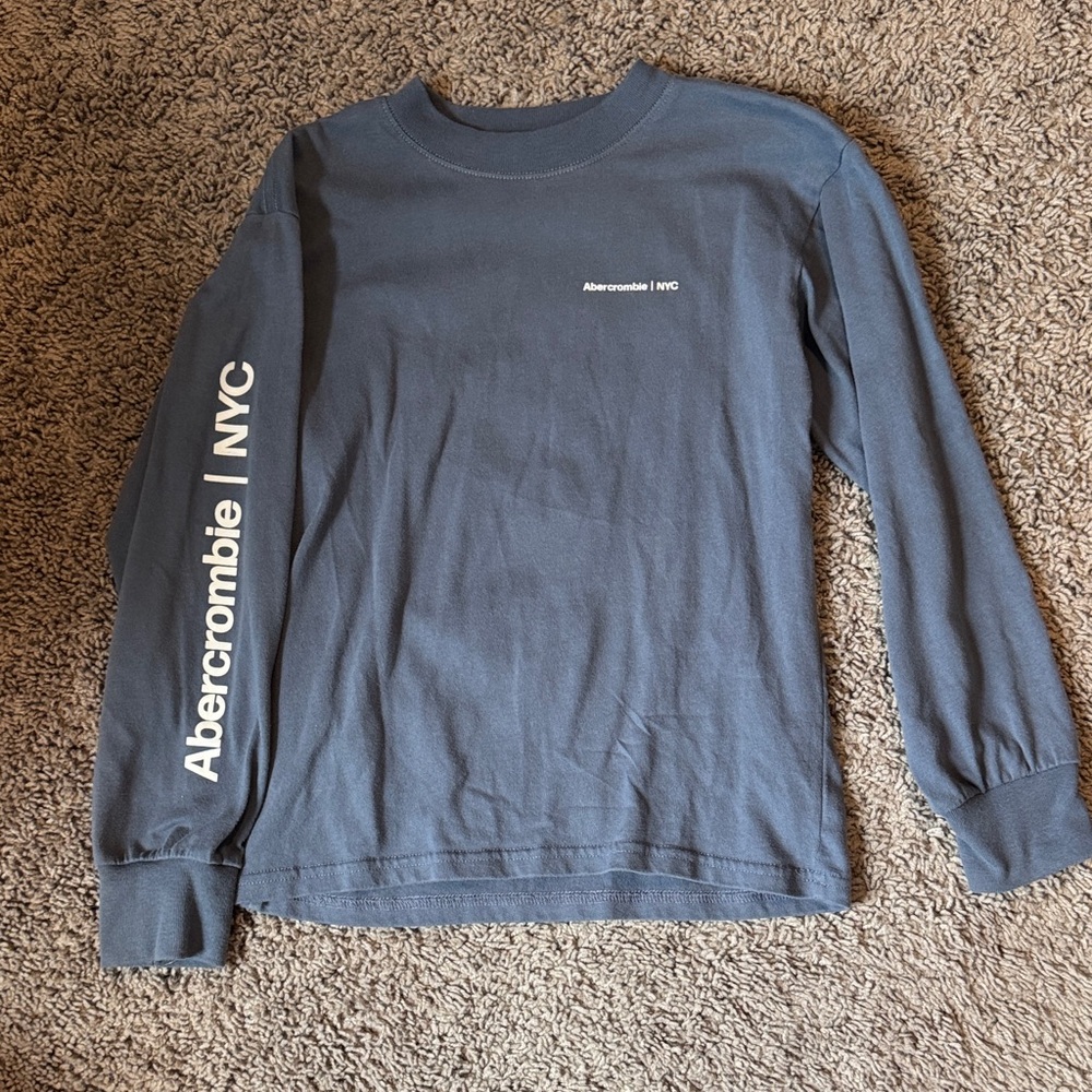 Abercrombie & Fitch Navy Long Sleeve Tee